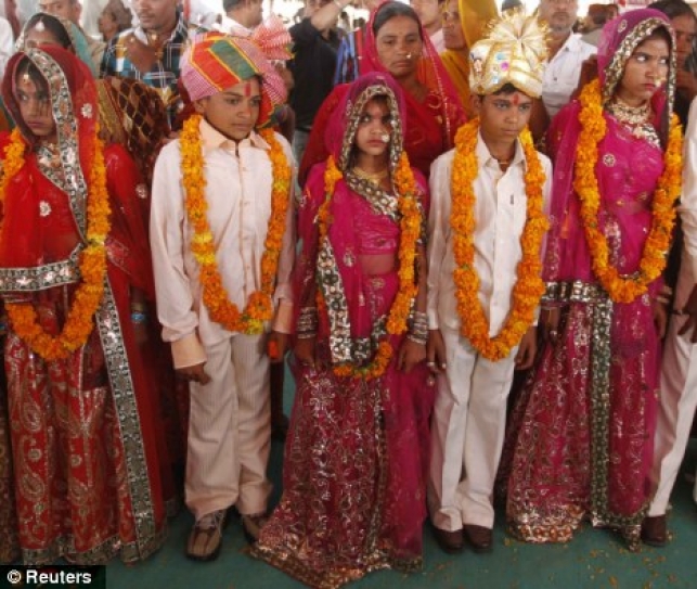 At 240 million, India has a third of child marriages in the world