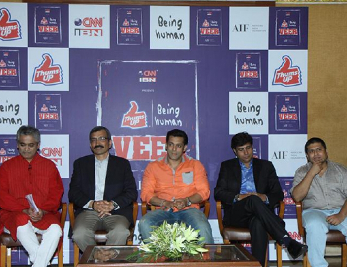 CNN-IBN, Thumbs Up And Being Human Presents VEER Season 2 In Association With American India Foundation.