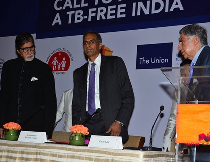 Amitabh Bachchan, Ratan Tata Promote TB-Free India