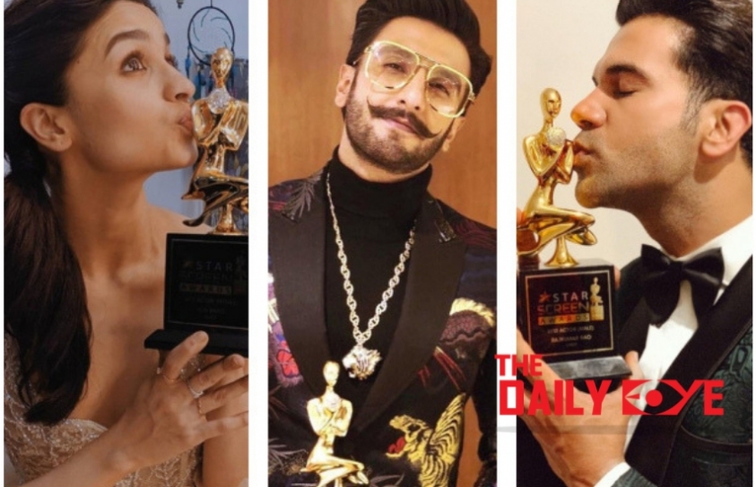 Raazi, Padmaavat and Badhaai Ho rule the red carpet at the Star Screen Awards 2018