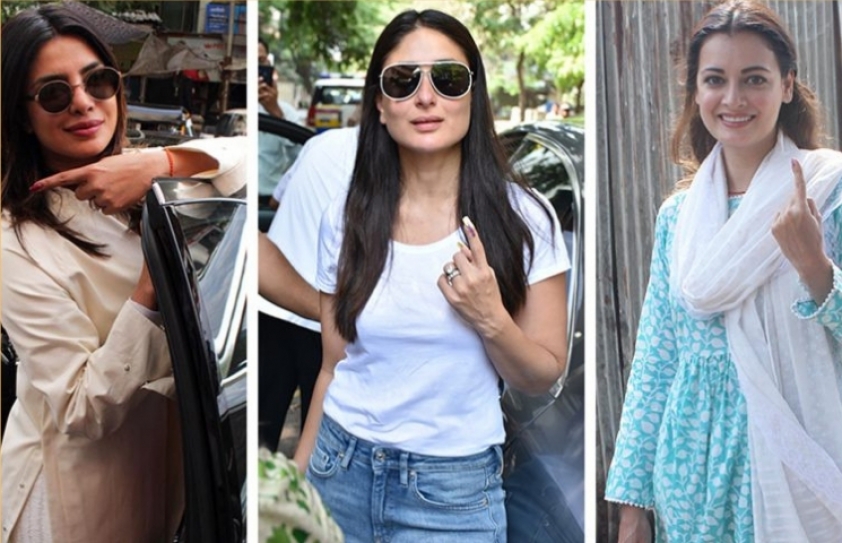 Bollywood casts their votes in the Lok Sabha 2019 Election