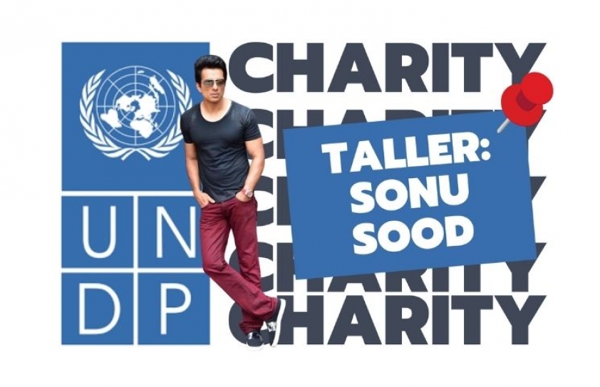 Taller with the UNDP Award: Sonu Sood